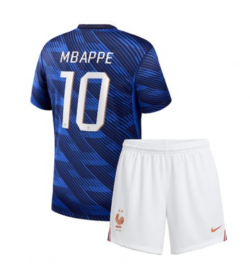 Frankrike Kylian Mbappe #10 Hemmaställ Barn VM 2026 Kortärmad (+ Korta byxor)